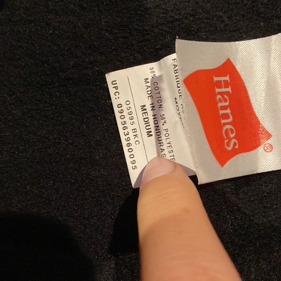 Black Hanes sweats - Picture 3 of 5